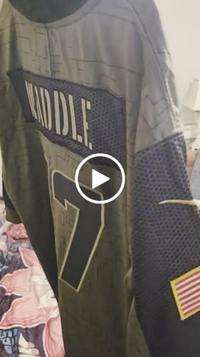 Customer video review of Men's Miami Dolphins Jaylen Waddle #17 Brown Game Jersey1