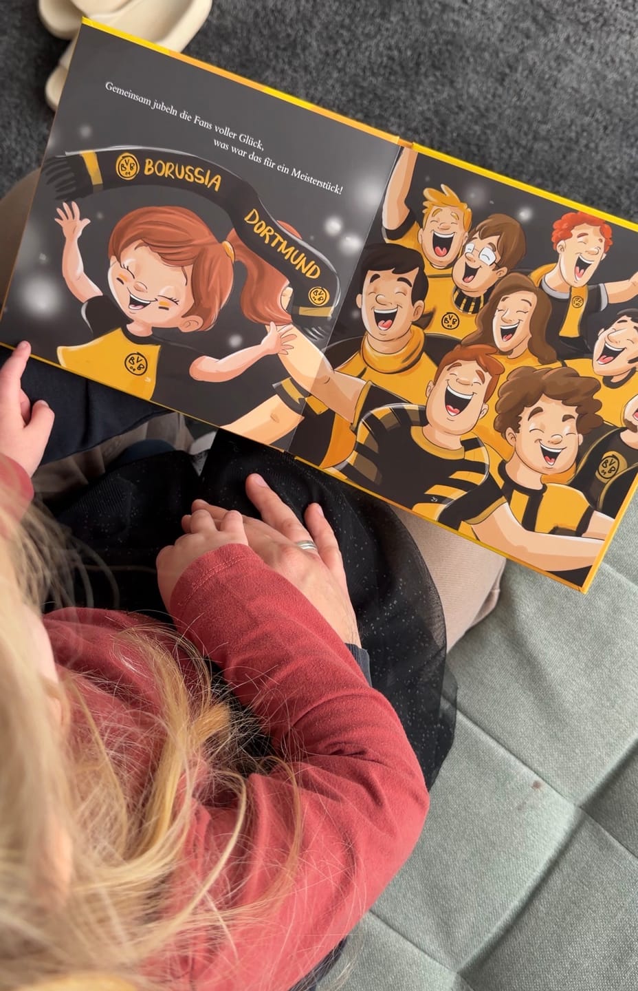 Customer photo review of BVB Personalised Book