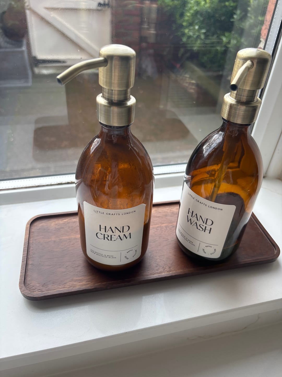 Customer photo review of Stainless Steel, Bamboo / Plastic Pumps