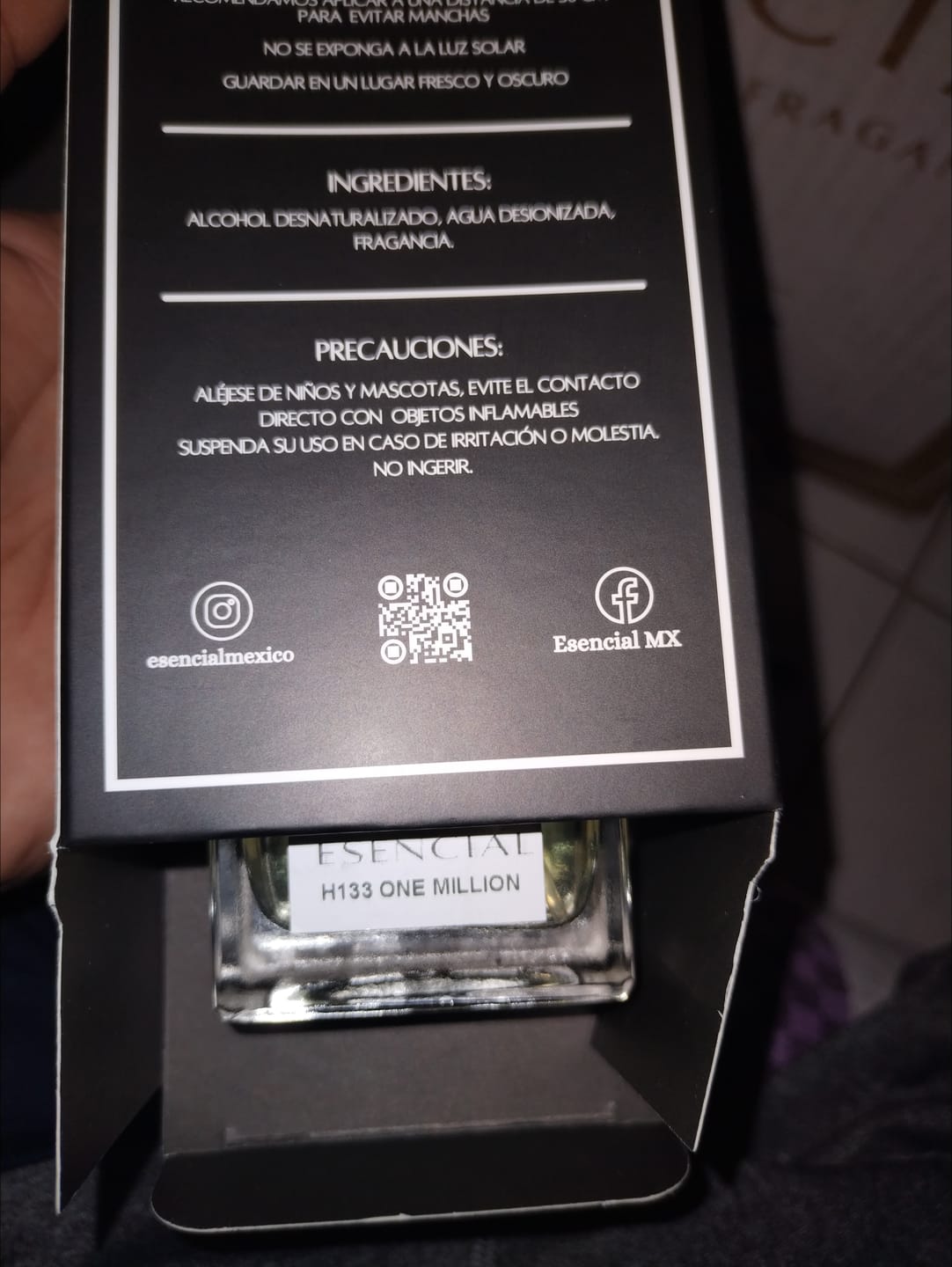 Customer photo review of H133 Inspirado en: One Million - Paco Rabanne