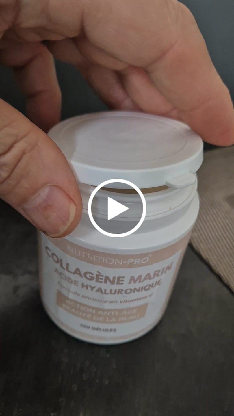 Customer video review of COLLAGÈNE MARIN / ACIDE HYALURONIQUE - 120 GÉLULES