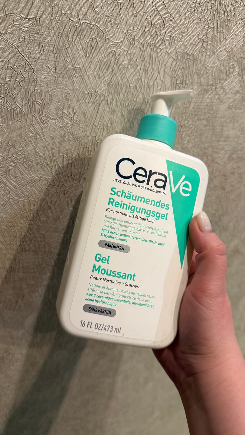 Customer photo review of Attīrošs gels sejai un ķermenim CERAVE Foaming Cleanser