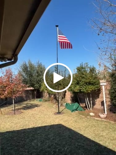 Customer video review of 4' x 6' American Flag