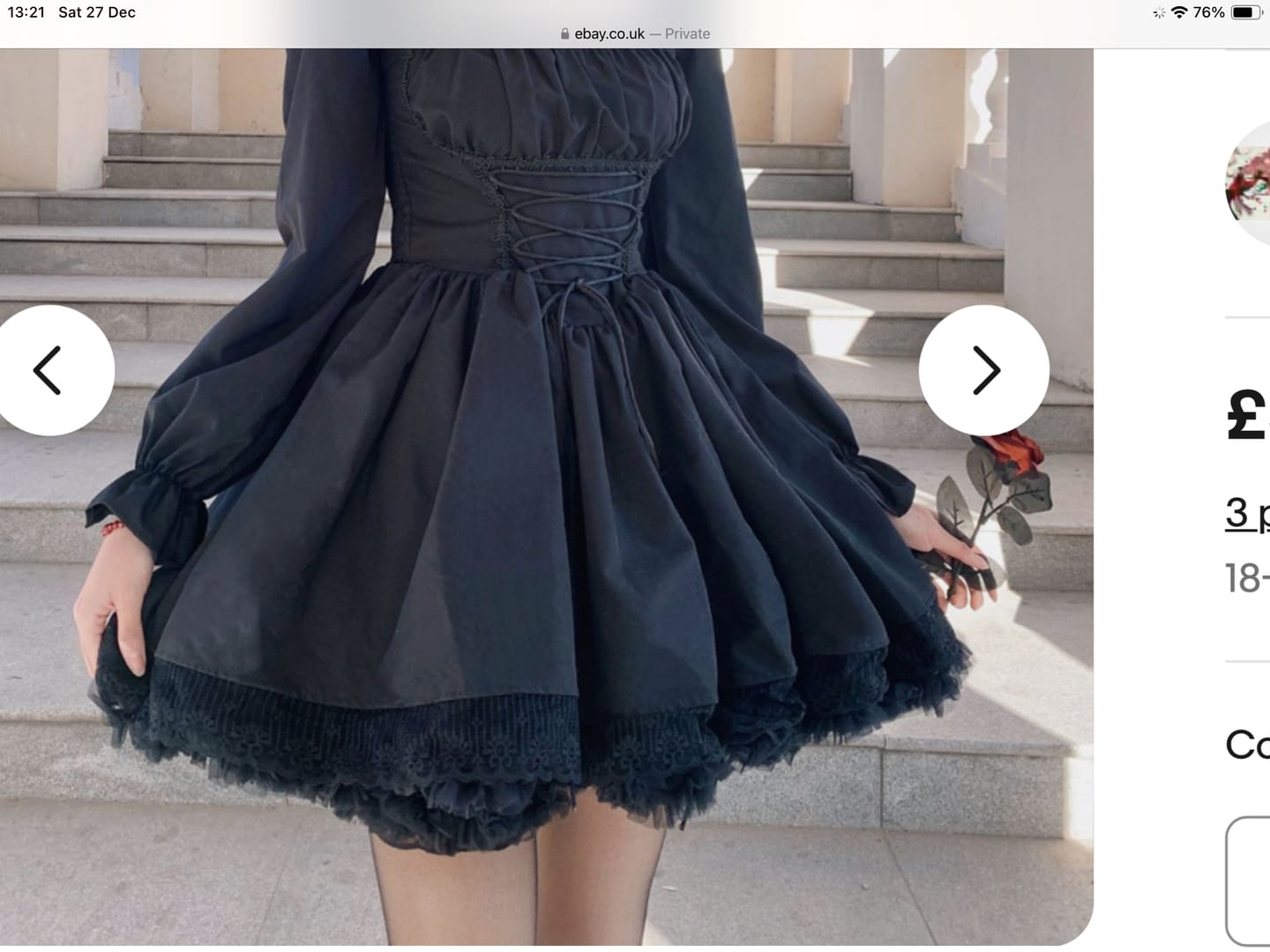 Customer photo review of Plain Dress Net Fabric