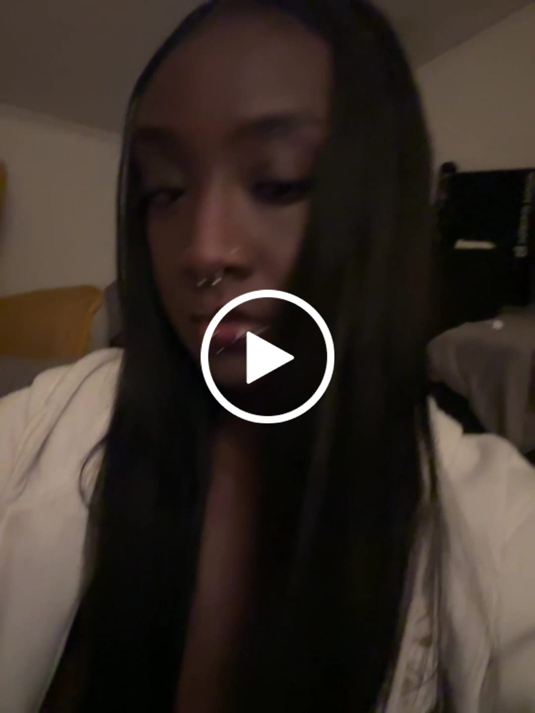 Customer video review of Human Crochet Hair Extensions Silky Straight