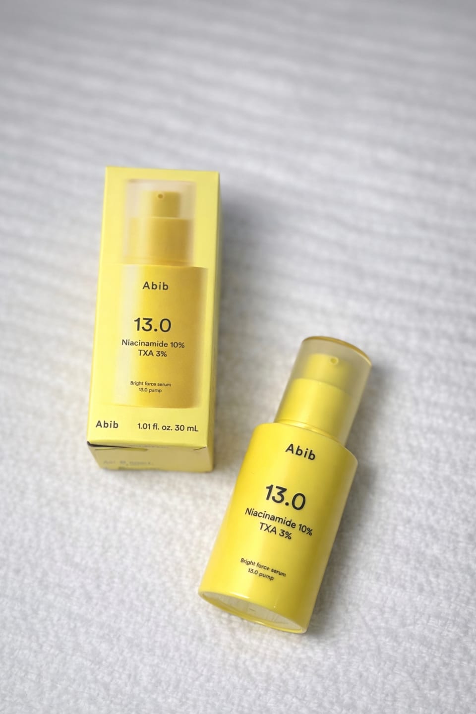 Customer photo review of Bright force serum 13.0 pump