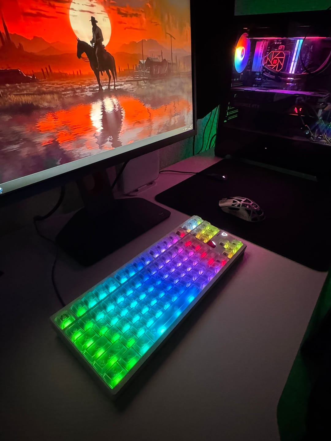 Customer photo review of ATK x QK Hex80 Alüminyum Klavye (Manyetik Switch / HE)