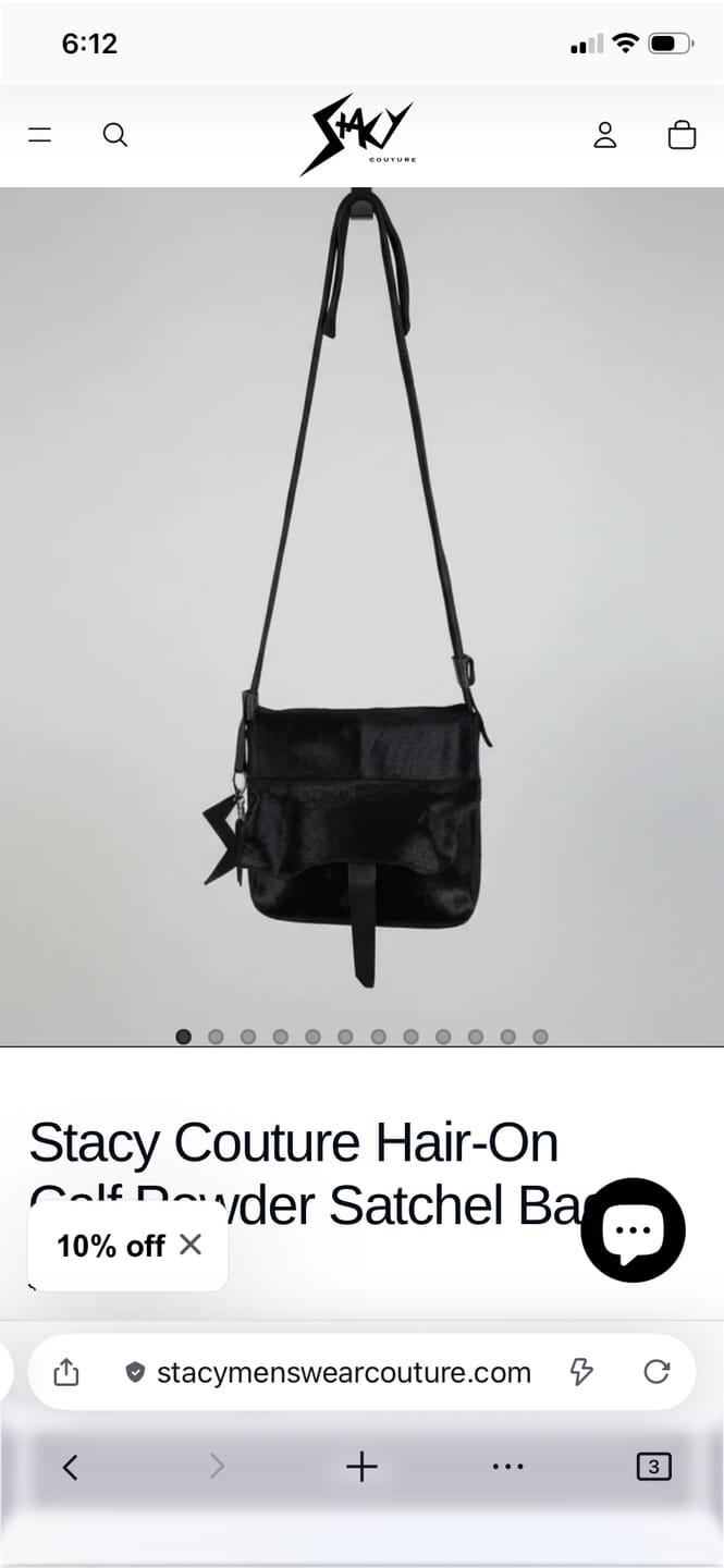 Customer photo review of Cavalino Hair-On Calf, 2 oz | 20+ Colors