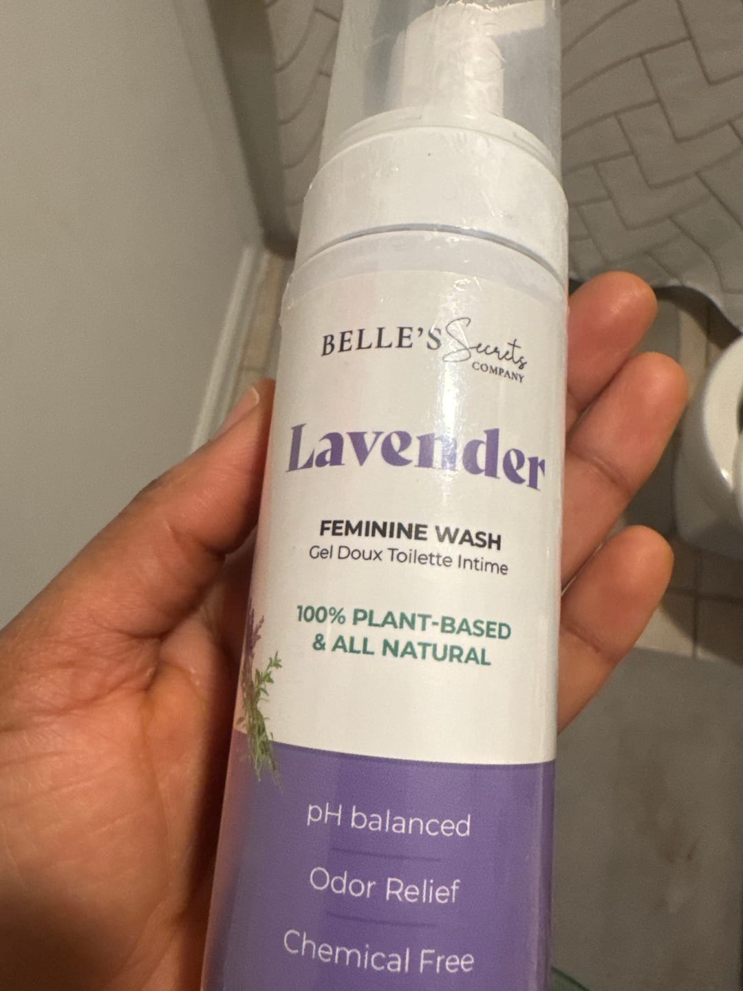 Customer photo review of Calming Lavender Wash