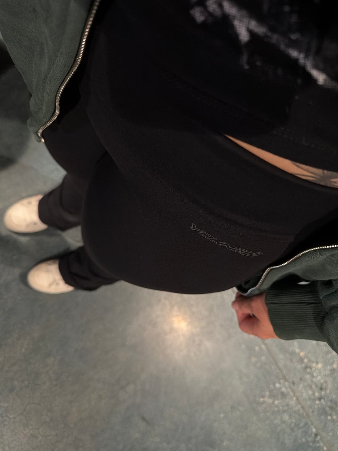 Customer photo review of W282 Flashback Foldover Flares