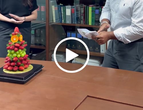 Customer video review of Gabrielle Fruit Tower