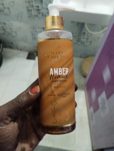 Customer photo review of Amber Nomad Body Wash (Inspired By Louis Vuitton Ombre Nomade )