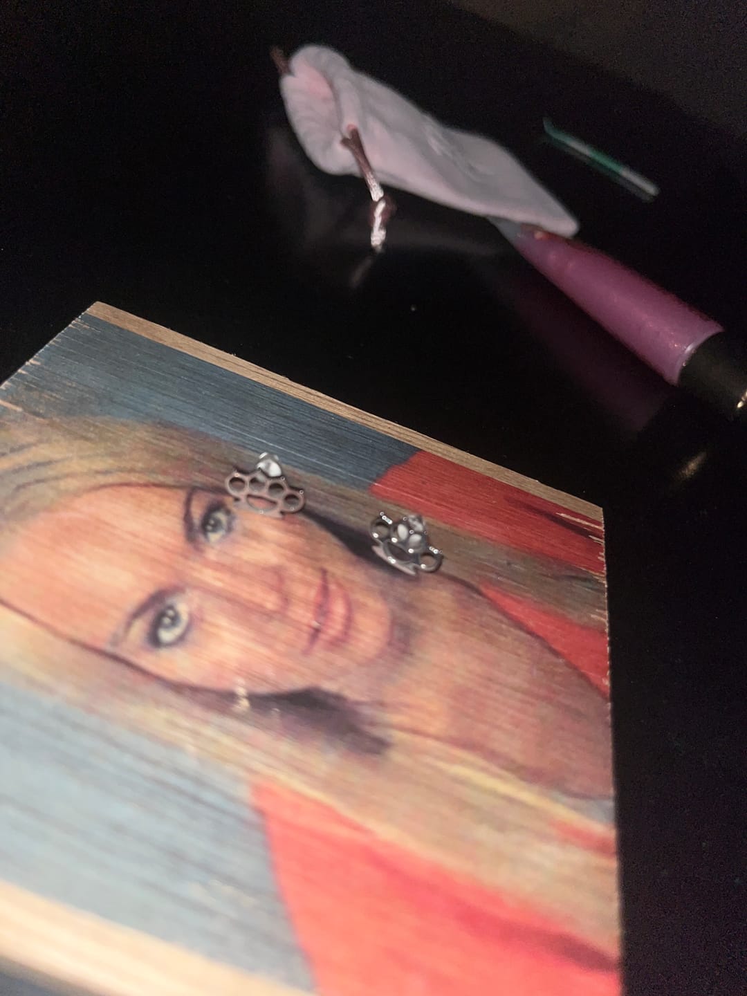 Customer photo review of Knockout Studs