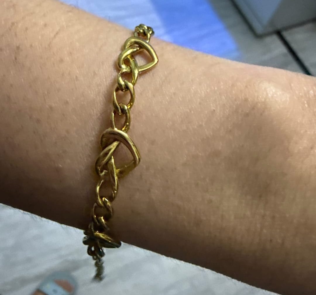 Customer photo review of Tied in Love Bracelet