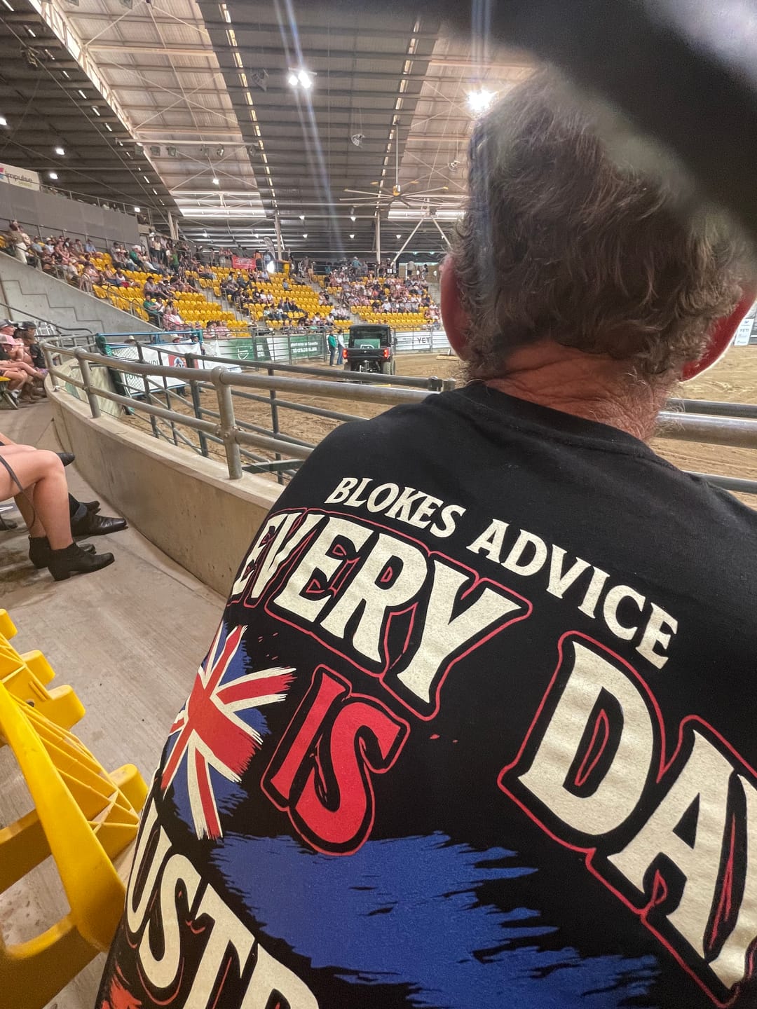 Customer photo review of Big Chocky | Aussie Day Tee