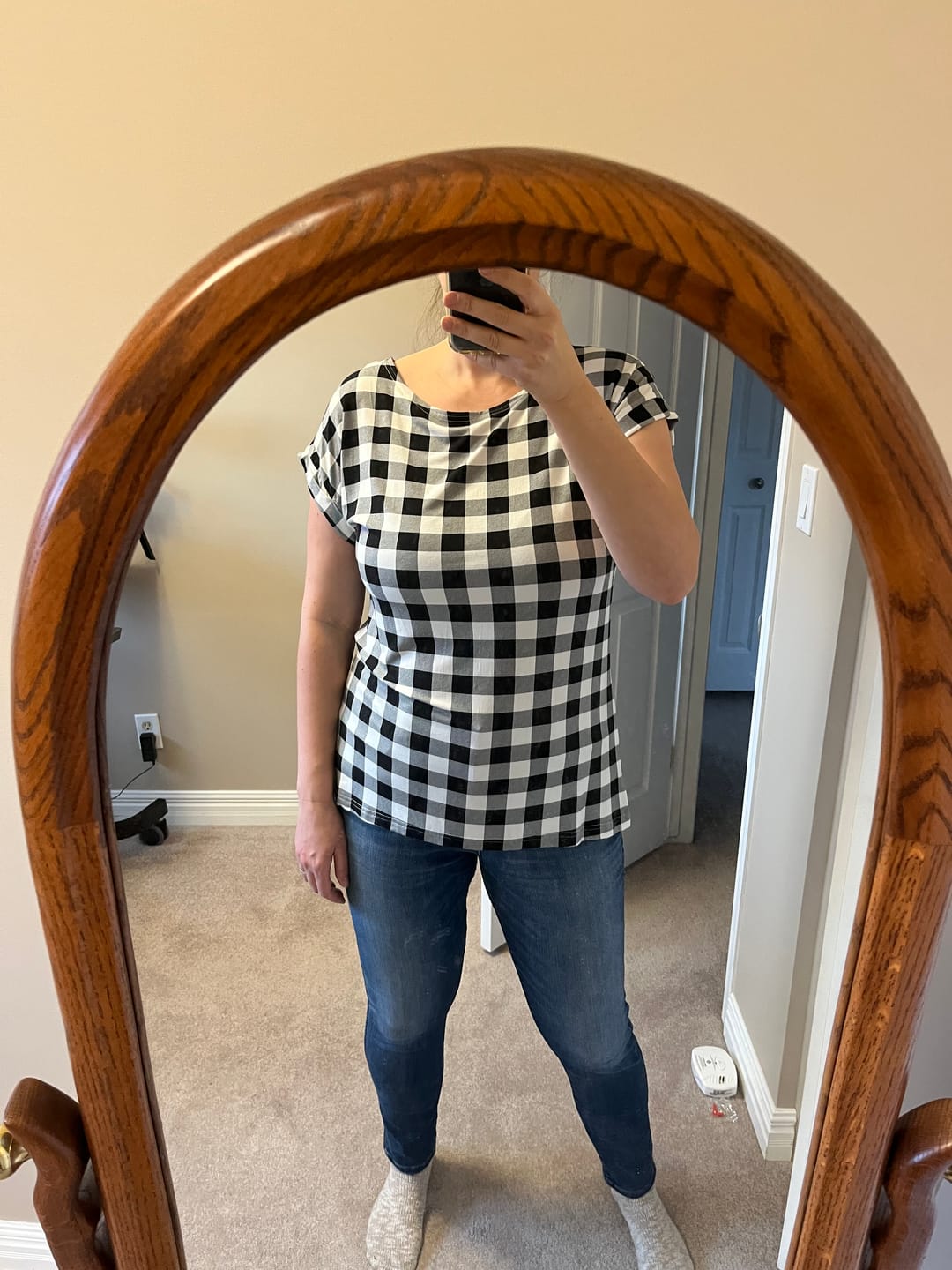 Customer photo review of *Freshly Baked* Cuff Tee