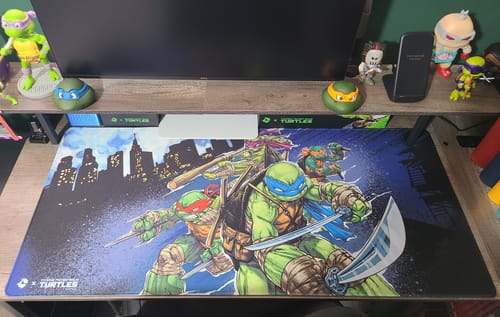 Customer photo review of Oni Deskpad - Teenage Mutant Ninja Turtles