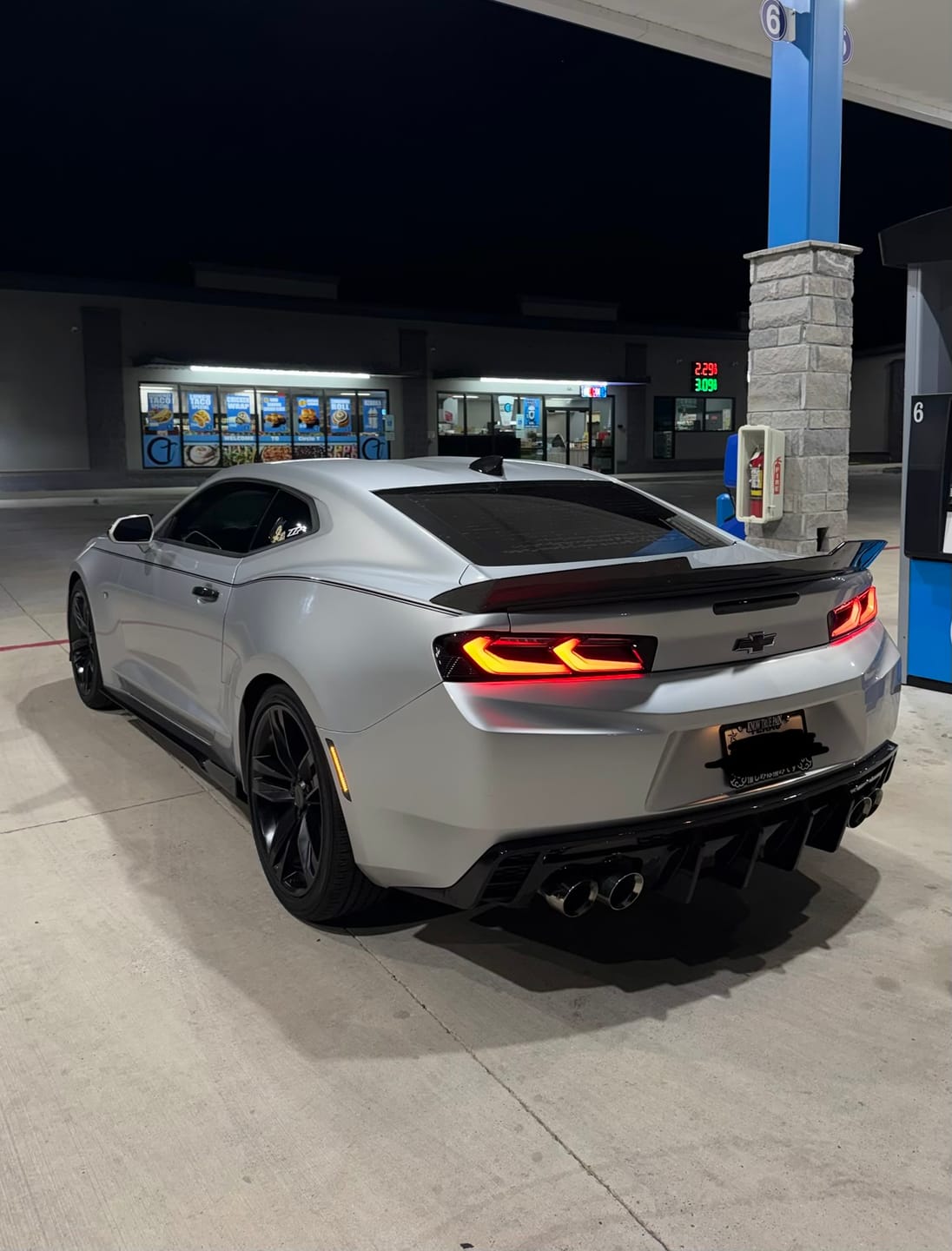 Customer photo review of 6th Gen Camaro Track Package Rear Spoiler