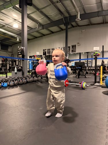 Customer photo review of MiniFit Play | Barbell Set