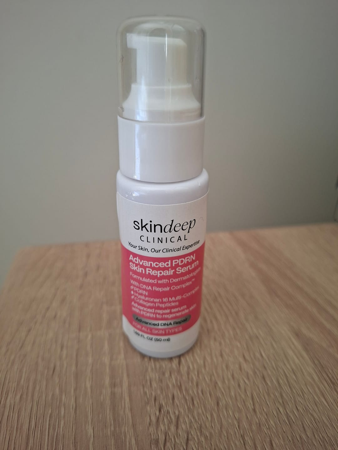 Customer photo review of Advanced PDRN Skin Repair Serum