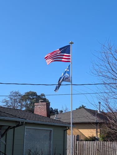 Customer photo review of 3' x 5' American Flag
