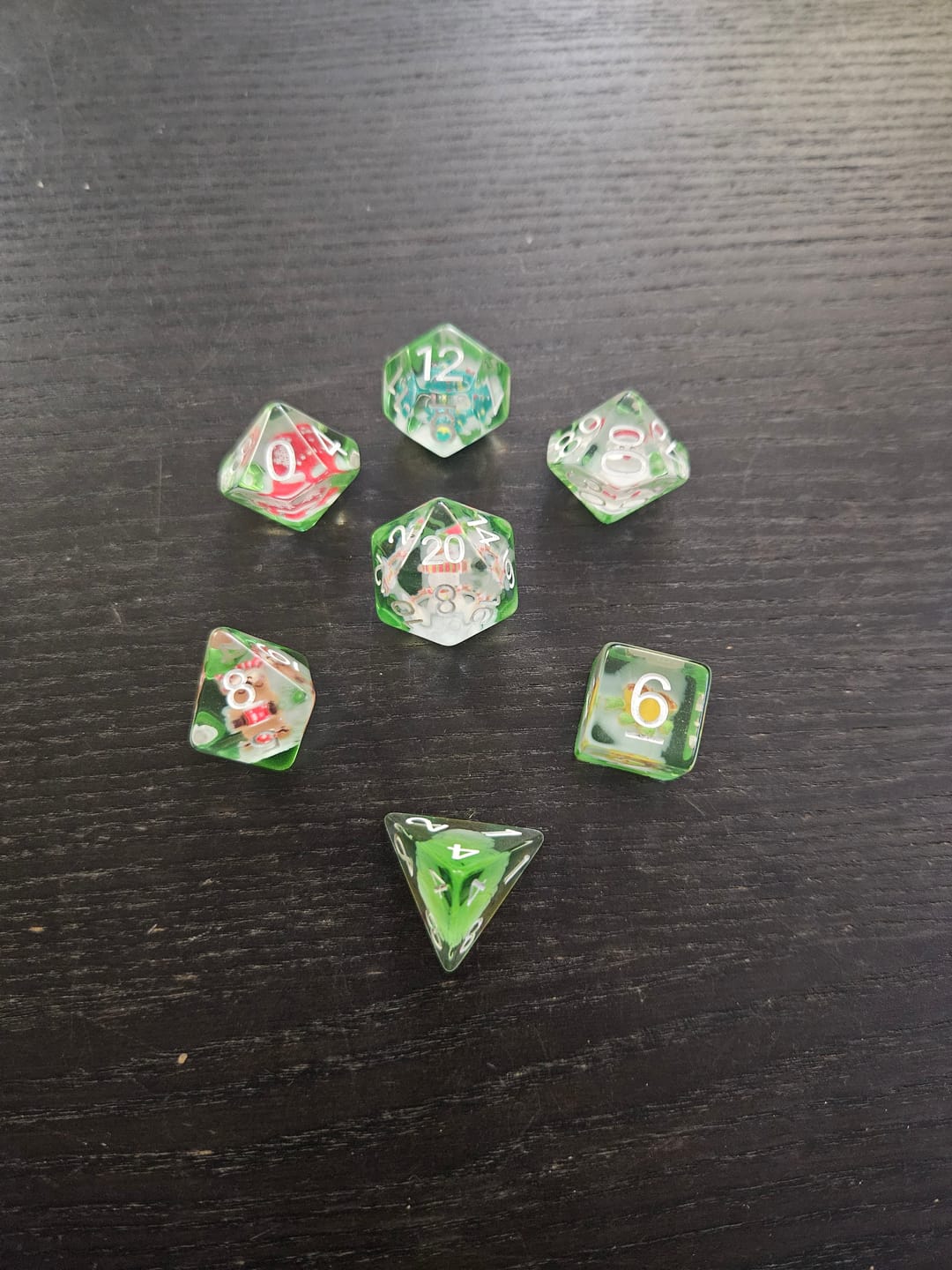 Customer photo review of Mystery Dice Set Subscription