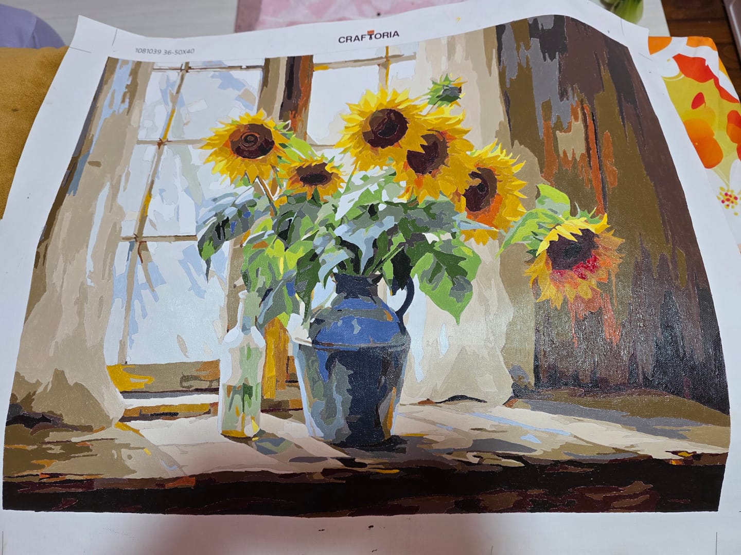 Customer photo review of Sunflowers Window Light