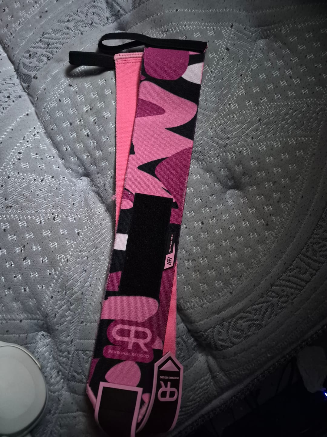 Customer photo review of PR Heavy Duty Premium Wrist Wraps - Pink Camo