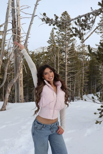 Customer photo review of Balayage Highlights Clip in Extensions 100% Remy Human Hair (#4/24/4)