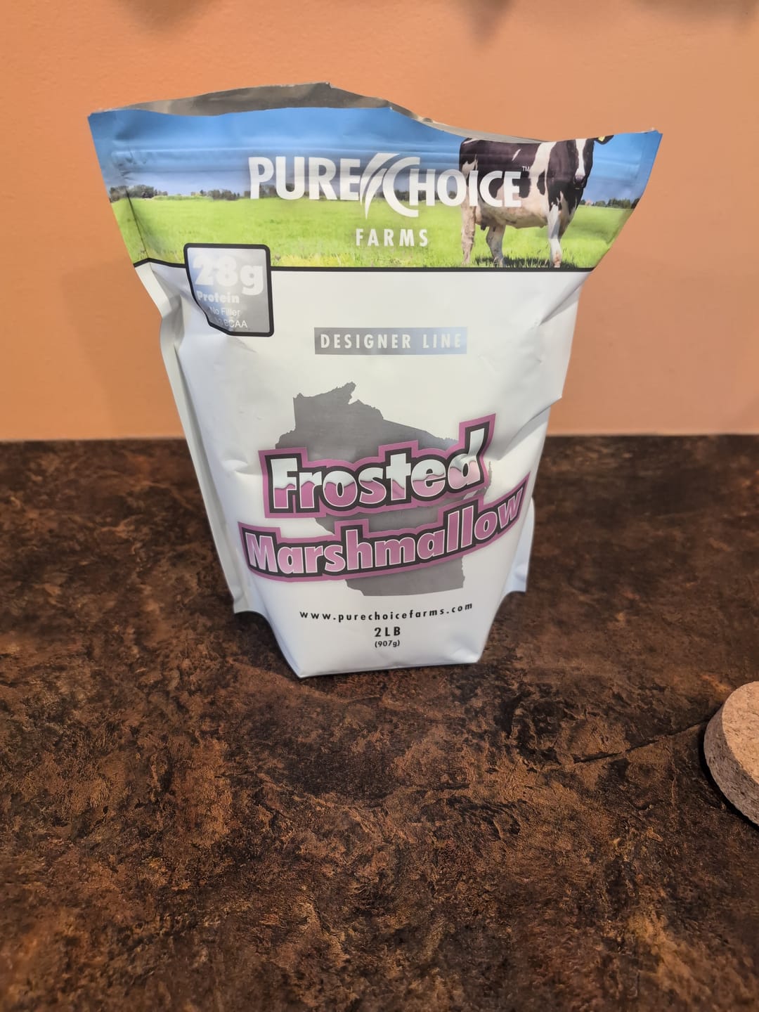 Customer photo review of Whey Protein Isolate Frosted Marshmallow
