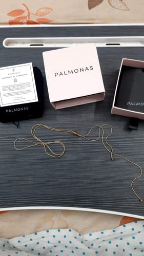 Customer photo review of Wrap Lariat Necklace