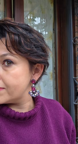 Customer photo review of Orecchini Lollipop