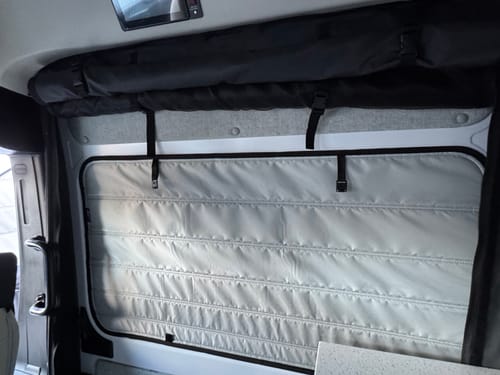 Customer photo review of Promaster - Slider Door Shade