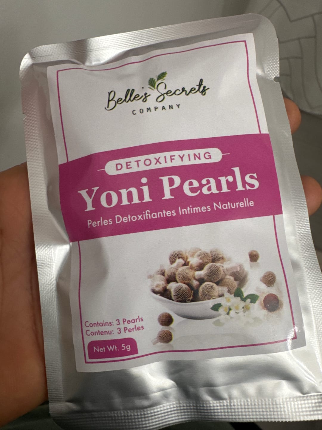 Customer photo review of Yoni Pearls