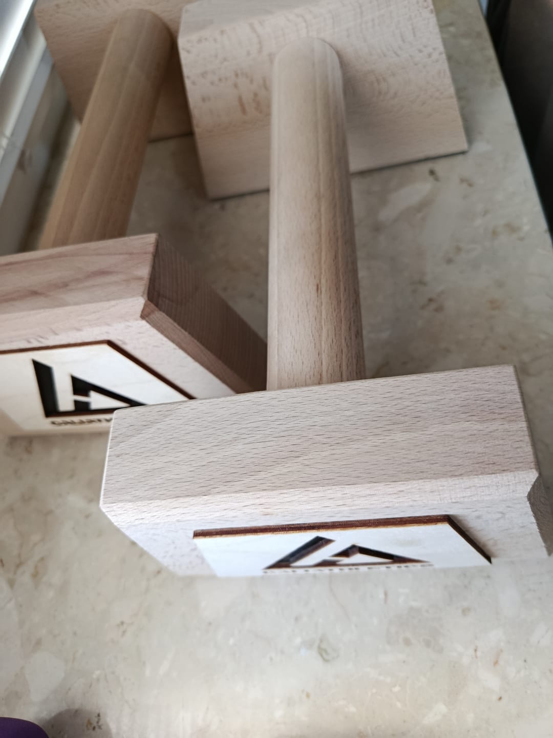 Customer photo review of Wooden Parallettes MEDIUM