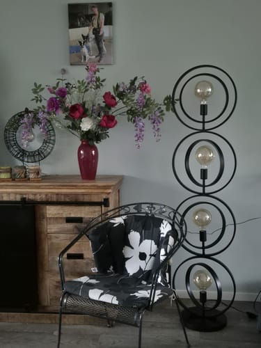 Customer photo review of Vloerlamp Sterre - Antraciet - Metaal - 163 cm