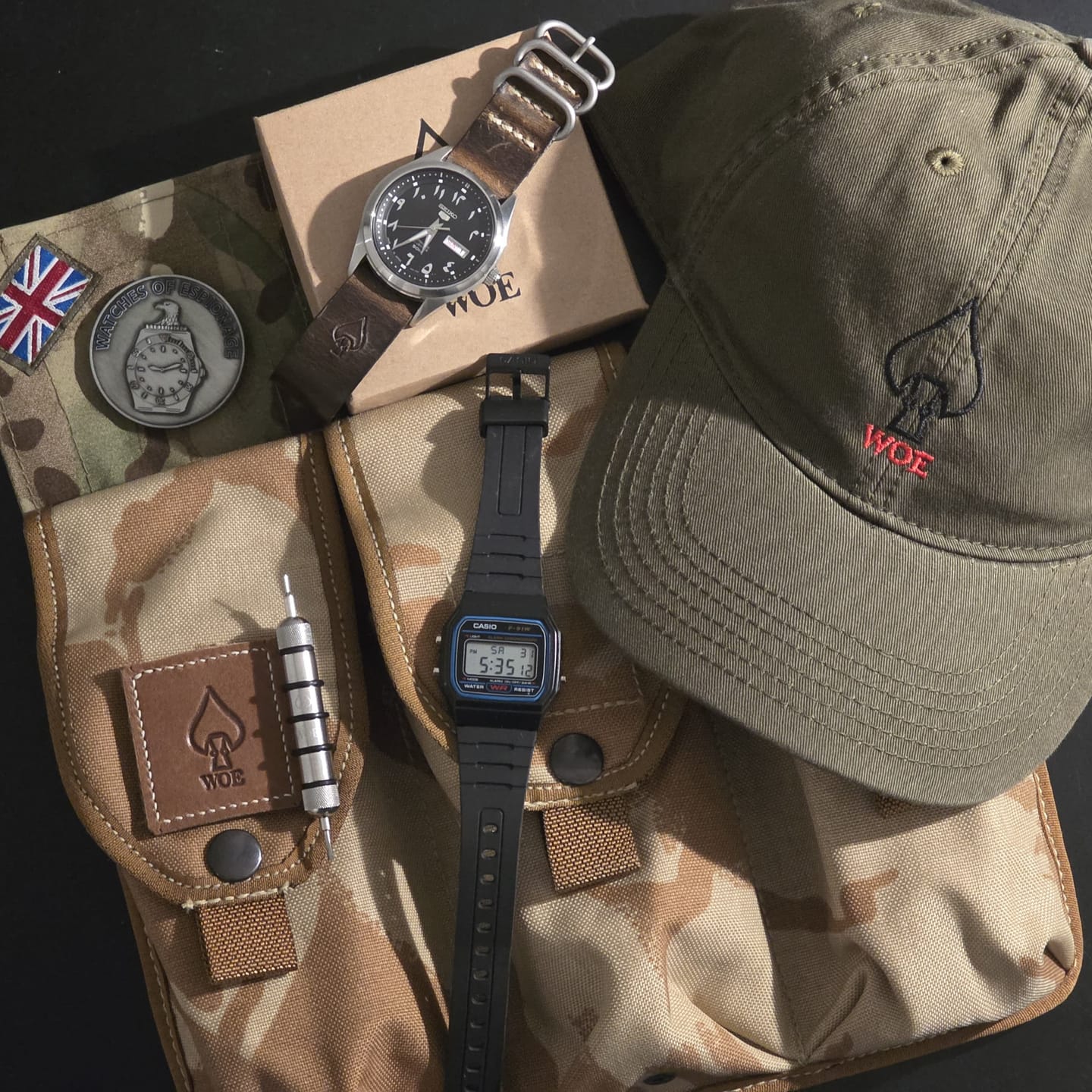 Customer photo review of The W.O.E. Dad Hat