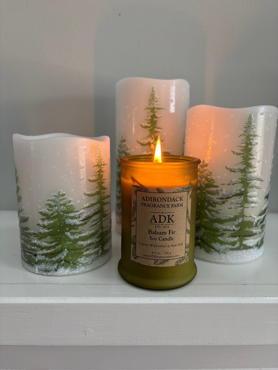 Customer photo review of Balsam Fir Candle