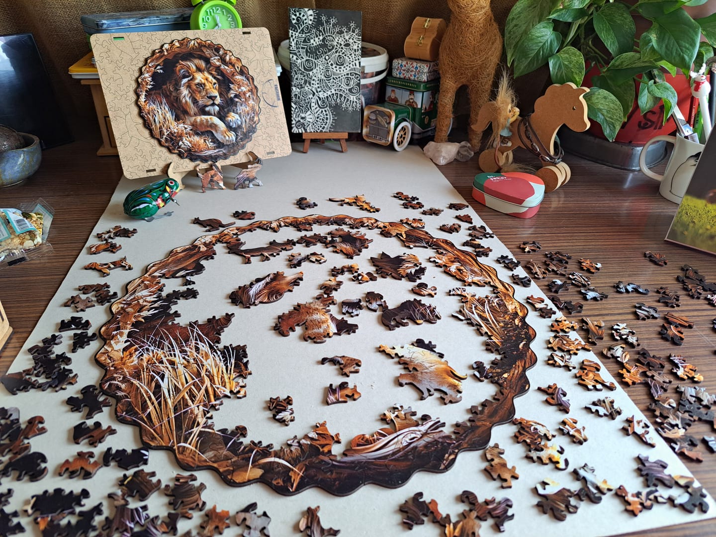 Customer photo review of Aslan V2 - Ahşap Puzzle