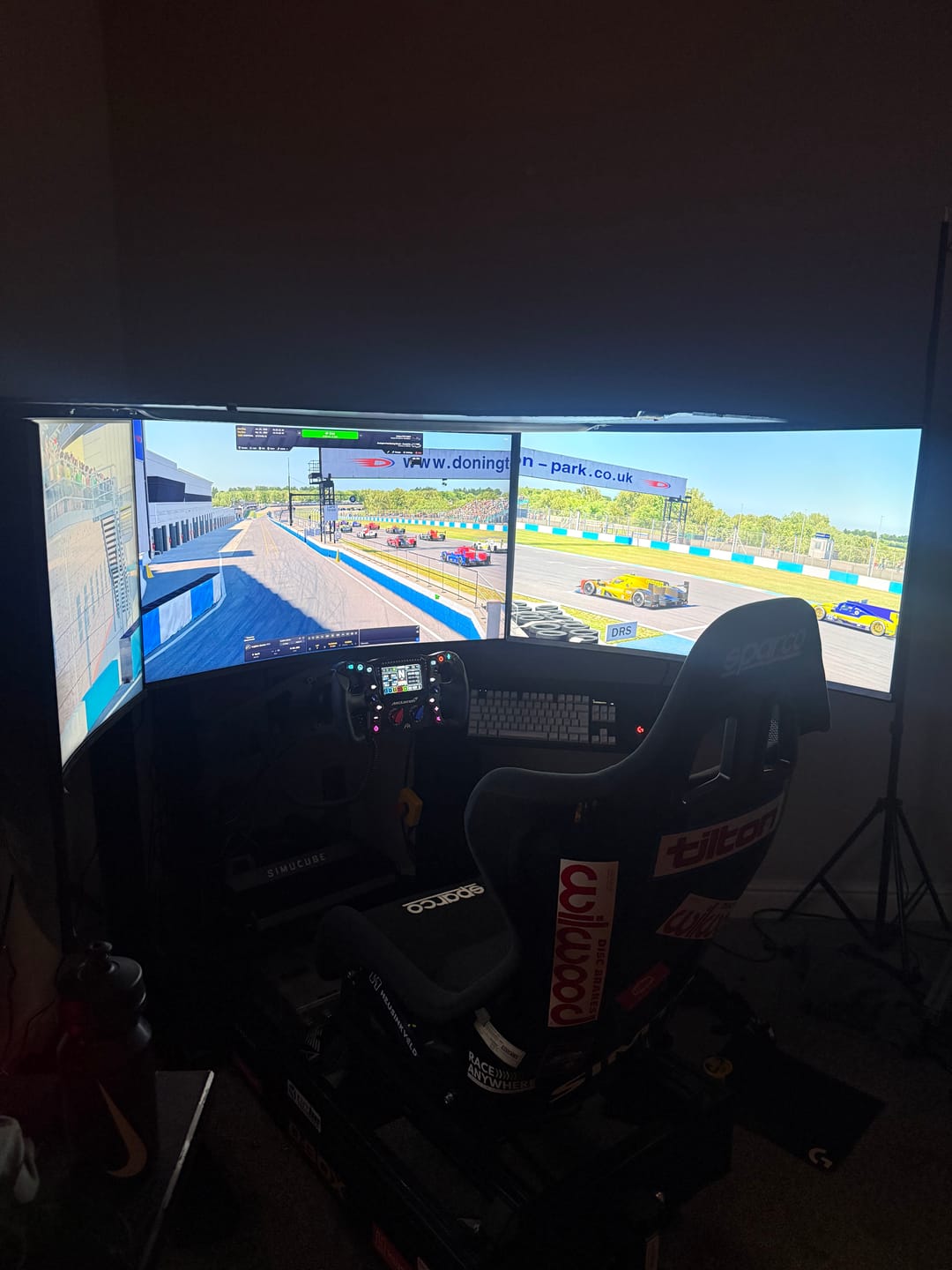 Customer photo review of Simulator Monitor Stand