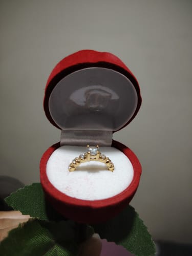 Customer photo review of .50ct Milan Engagement Ring