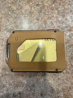 Customer photo review of M4 MAVERICK™ RAIL WALLET with TITANIUM CLIP