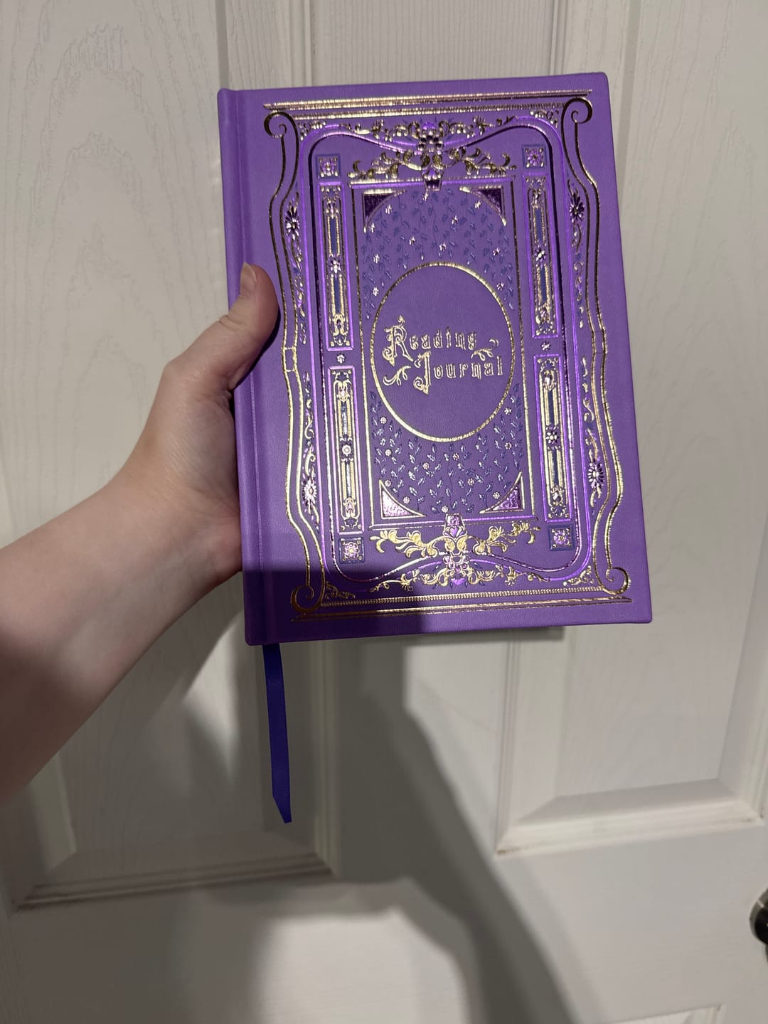 Customer photo review of Reading Journal - Wisteria