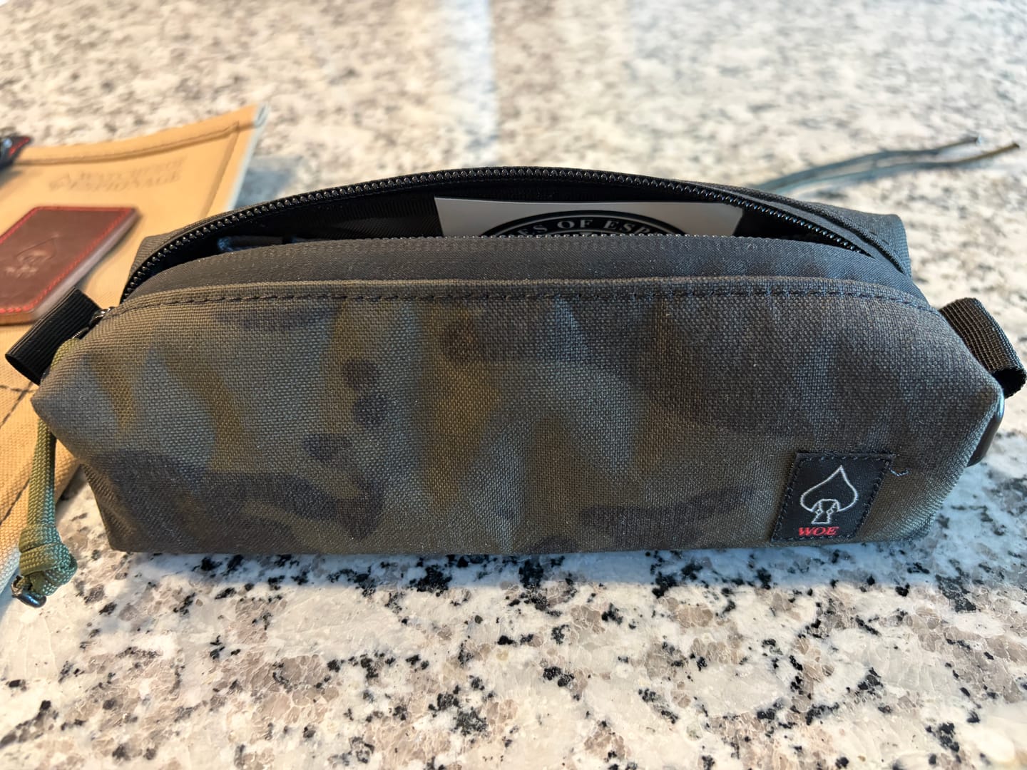 Customer photo review of The W.O.E. X-Pac Strap Pouch