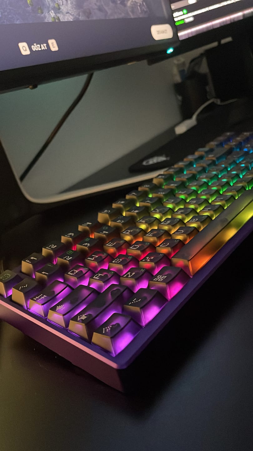 Customer photo review of ATK x QK Hex80 Alüminyum Klavye (Manyetik Switch / HE)