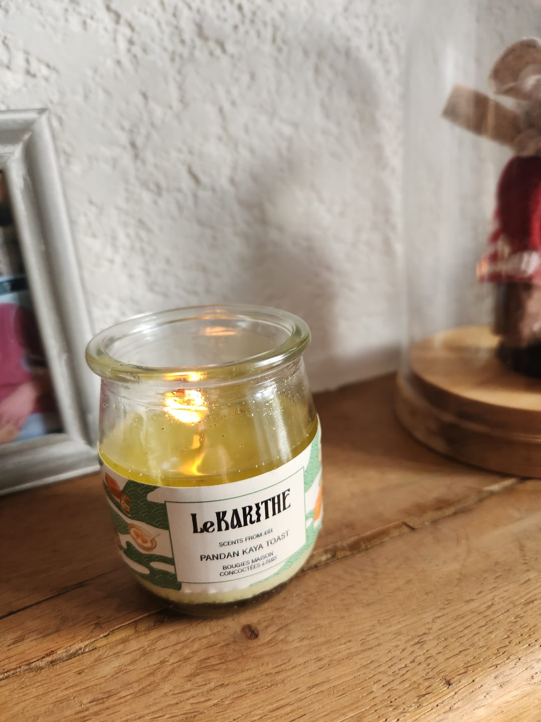 Customer photo review of Bougie Parfumée - Pandan Kaya Toast 🥪