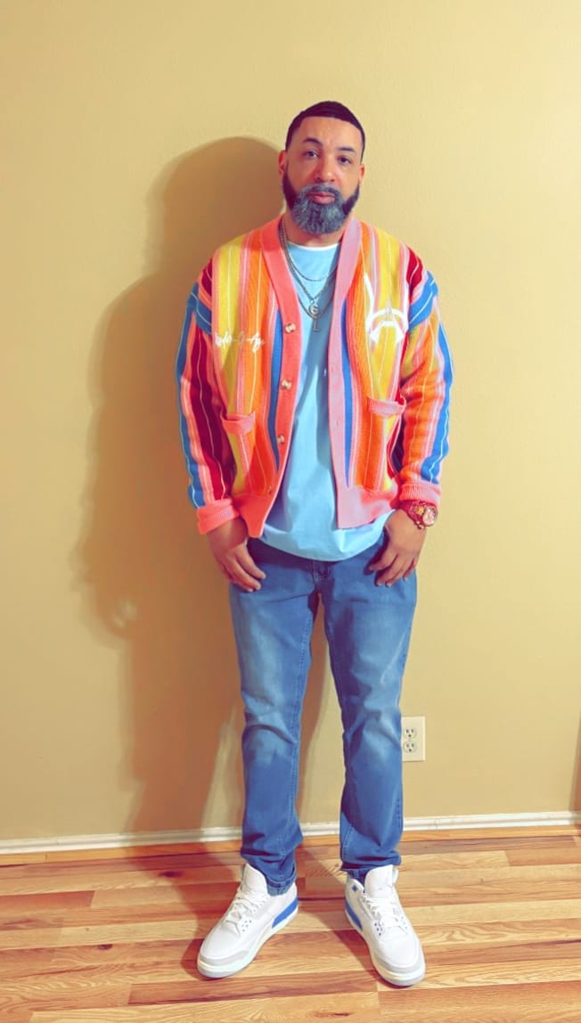 Customer photo review of City Cardigan - “What The?”
