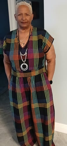 Customer photo review of MARIE CINCH JUMPER | FIREFLY CHEX