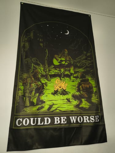Customer photo review of Could Be Worse (Flag)