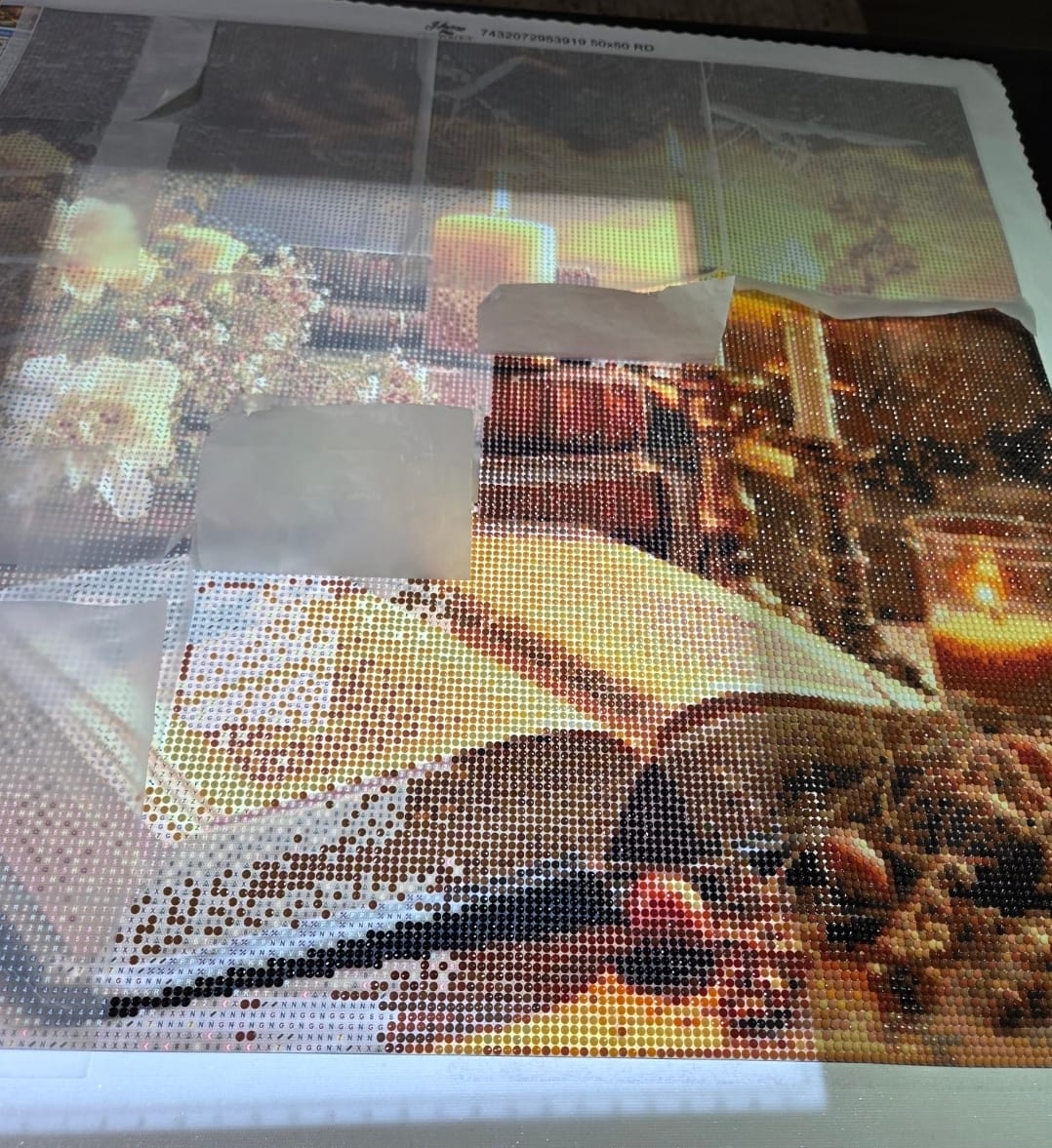 Customer photo review of The Holy Bible - Exclusive Premium Diamond Painting Kit